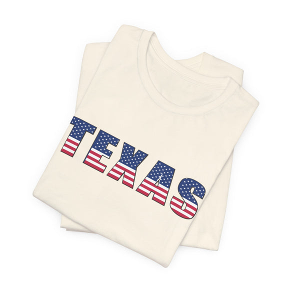 Texas T-shirt - Patriotic USA Stars Stripes Shirt