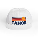 Lake Tahoe, California retro sunset Surf Cap | vintage striped sun state hat-1
