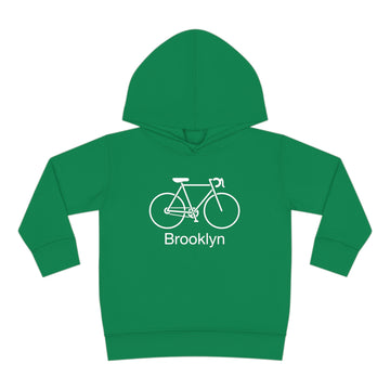 Brooklyn, New York Toddler Hoodie - Bike - 0