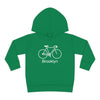 Brooklyn, New York Toddler Hoodie - Bike