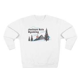 Premium Jackson Hole, Wyoming Sweatshirt Unisex Crewneck, Premium Sweatshirt, Crewneck Jumper, Ski Resort Apparel