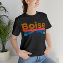 Boise, Idaho Shirt - Mountain Sunset Unisex Boise T-Shirt-51