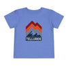 Telluride, Colorado Toddler T-Shirt - Retro Palm Tree Toddler Telluride Shirt