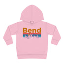Bend Toddler Hoodie - Retro Mountain Sun Unisex Bend Toddler Sweatshirt-5