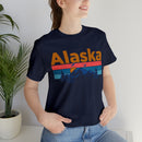 Alaska T-Shirt - Mountain Sunset Unisex Alaska Shirt-95