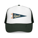 Denali National Park Pennant Trucker Hat — Vintage Foam Mesh Cap-4