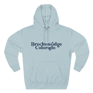 Buy blue-mist Premium Breckenridge, Colorado Hoodie