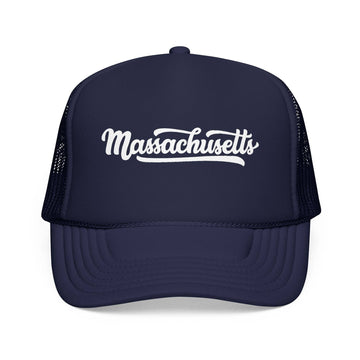 Kids Massachusetts Trucker Hat - Youth Snapback Cap