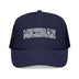 Kids Michigan Trucker Hat Vintage College Foam Mesh on white background