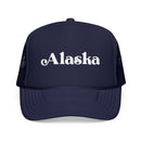 Kids Alaska Trucker Hat - Youth Snapback Cap on white background