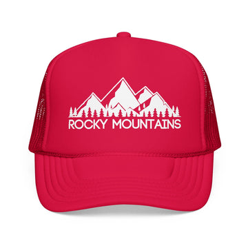 Kids Rocky Mountains Trucker Hat - Youth Snapback Cap