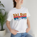 Ski Bum T-Shirt - Mountain Sunset Unisex Ski Bum Shirt-95
