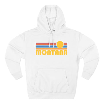 Premium Montana Hoodie - Retro Sun Unisex Sweatshirt - 0