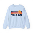 Texas Sweatshirt Retro Sun Unisex - Vintage Texas Inspired Warm Pullover Jumper-4