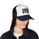 Utah Retro Bike Trucker Hat - Vintage Style Utah Cap-20