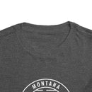 Montana Toddler T-Shirt - Retro Mountain Unisex Toddler Montana Shirt-9