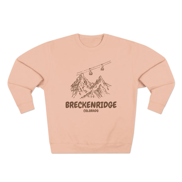 Premium Breckenridge, Colorado Gondola Ski Mountain Sweatshirt