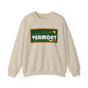 Vermont Sweatshirt - Mountain Graphic Crewneck - 0