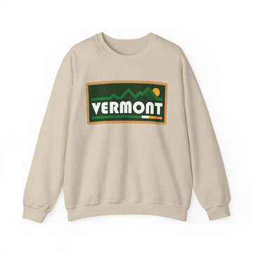 Vermont Sweatshirt - Mountain Graphic Crewneck - 0