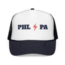 Philadelphia, Pennsylvania Retro Trucker Hat - Lightning Foam Cap-1