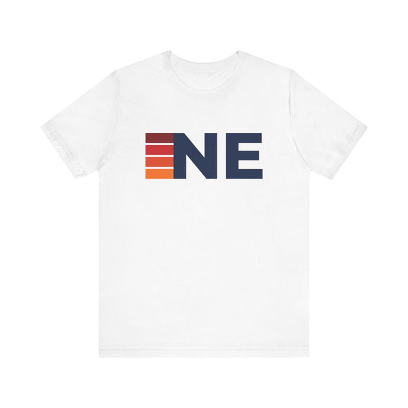 Nebraska Retro Stripes T-Shirt | Nebraska State Tee
