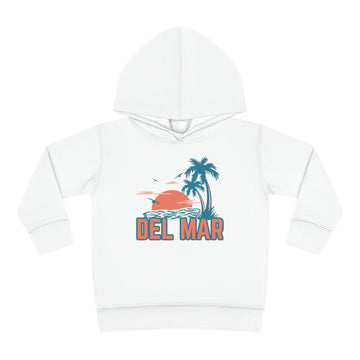 Buy white Del Mar, California Toddler Hoodie - Unisex Del Mar Toddler Sweatshirt
