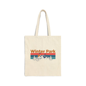 Winter Park, Colorado Tote Bag - Cotton Canvas Winter Park Bag
