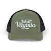 West Virginia Snapback Trucker Cap - Embroidered West Virginia Hat