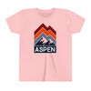 Aspen, Colorado Youth Shirt - Retro Mountain Aspen Kid's T-Shirt