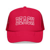 Kids Beach Trucker Hat - Youth Snapback Cap