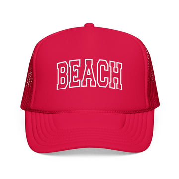 Kids Beach Trucker Hat - Youth Snapback Cap