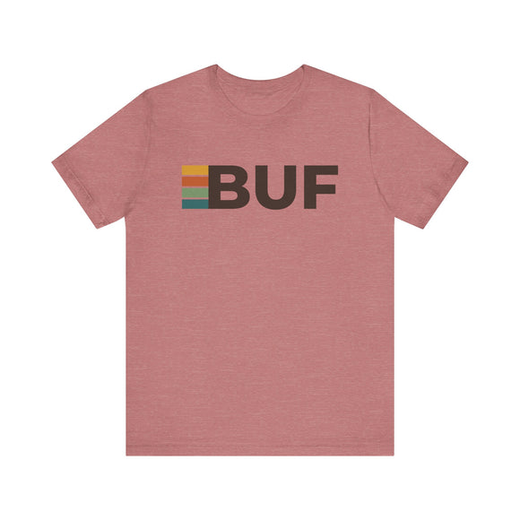Buffalo, New York tee - BUF t shirt retro stripes
