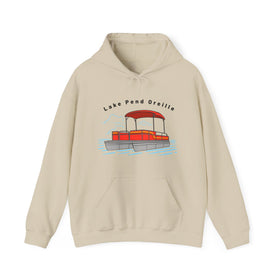 Buy sand Lake Pend Oreille, Idaho Hoodie - Unisex Ski Lift Lake Pend Oreille