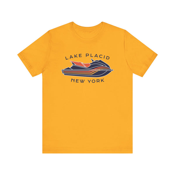 Lake Placid, New York T Shirt - Jetski Boating Graphic Tee