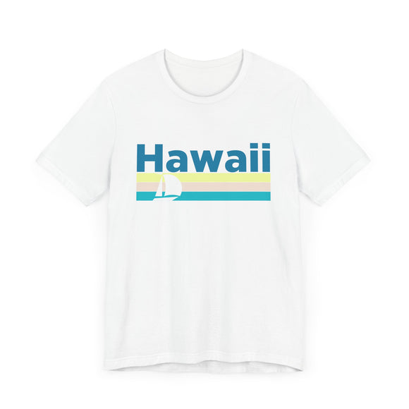 Hawaii T Shirt - Sailboat Graphic Hawaii Tee