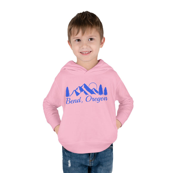 Bend, Oregon Toddler Hoodie - Unisex Mountain Bend Pullover Sweatshirt, Kids Hooded Jumper, Oregon Souvenir
