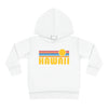 Hawaii Toddler Hoodie - Retro Sunrise Unisex Hawaii Toddler Sweatshirt