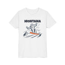Montana Yeti Snowboard Youth Tee - Kids Skiing Shirt-2