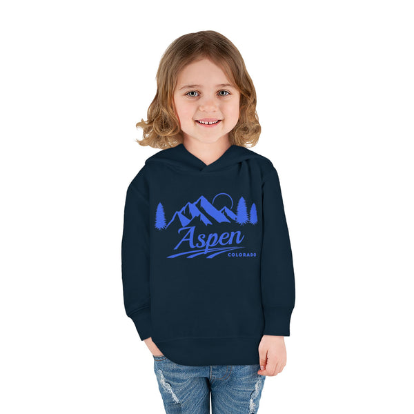 Aspen, Colorado Toddler Hoodie - Unisex Mountain Aspen Pullover Sweatshirt, Kids Hooded Jumper, Colorado Souvenir