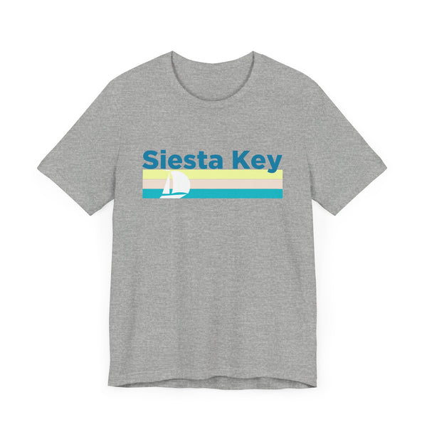 Siesta Key, Florida T Shirt - Sailboat Graphic Tee