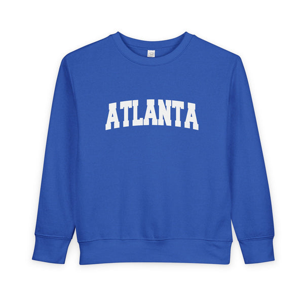 Atlanta, Georgia Toddler Sweatshirt - Atlanta Toddler Crewneck Sweatshirt