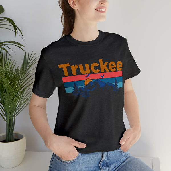 Truckee, California Shirt - Mountain Sunset Unisex Truckee T-Shirt