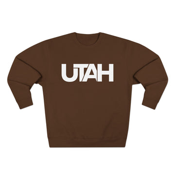 Buy chestnut Premium Utah Sweatshirt - Unisex Sweatshirt