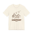 Sandpoint, Idaho Mountain T-Shirt — Vintage Gondola Ski Mountain Tee-1