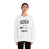 Aspen, Colorado Sweatshirt - Mountain Cowgirl Graphic Crewneck