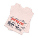 Nevada Après-ski T-Shirt - Vintage Mountain Graphic Tee-13