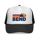Bend, Oregon Retro Mountains Trucker Hat - Vintage Style Bend Cap-2