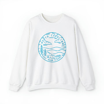 North Carolina Sweatshirt - Unisex Distressed North Carolina Sweatshirt