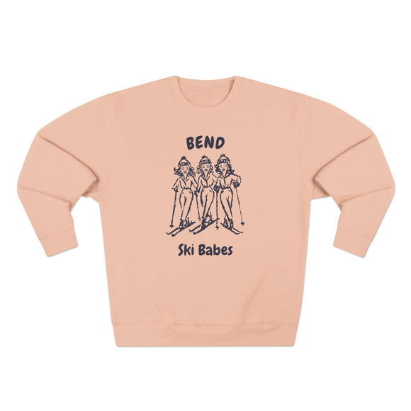 Premium Bend, Oregon Ski Babes Sweatshirt
