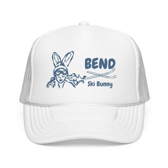 Bend, Oregon Ski Bunny Trucker Hat